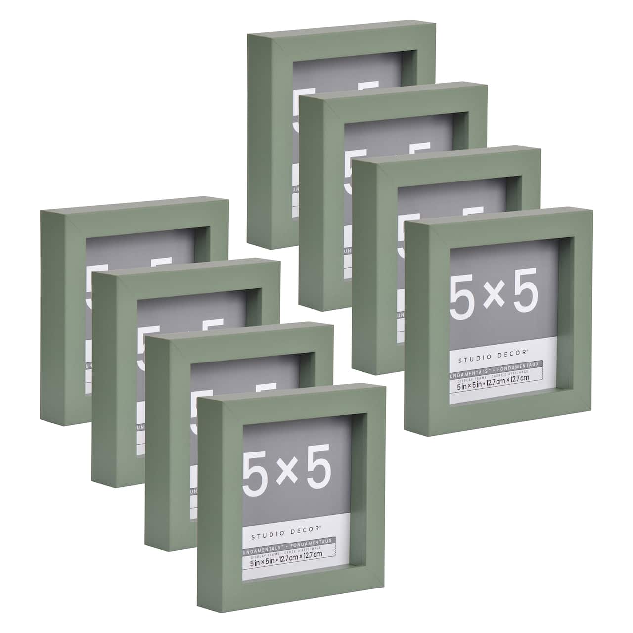 8 Pack: Fundamentals™ 5" x 5" Display Frame by Studio Décor®